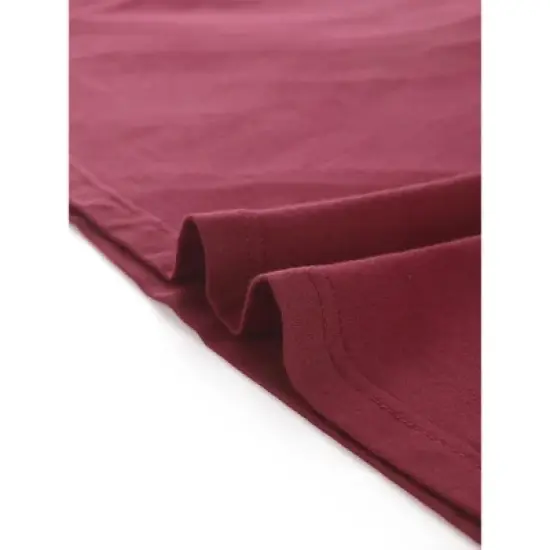 Agnes Orinda Womens Plus Size Short Sleeve Cute Cat Print Pockets Nightgown image {5}