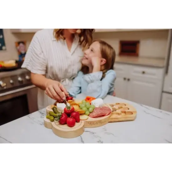 Toscana Minnie Mouse Head Shaped Parawood Cheese Board with Tools image {5}