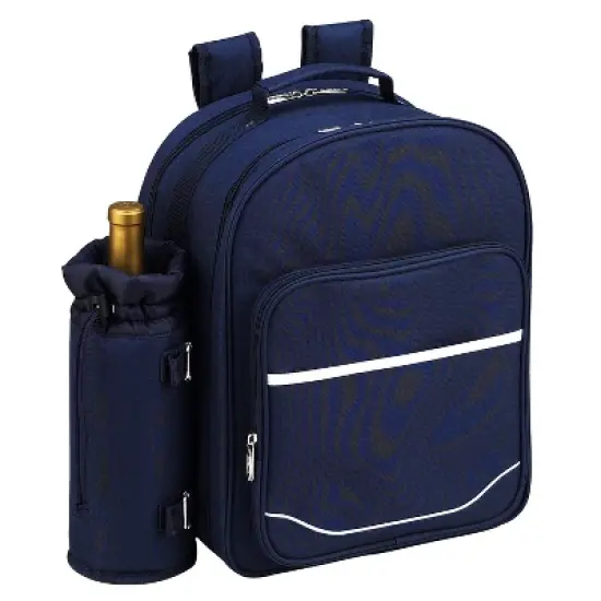 Picnic at Ascot Two Person Picnic Backpack with Soft Sided Cooler image {1}