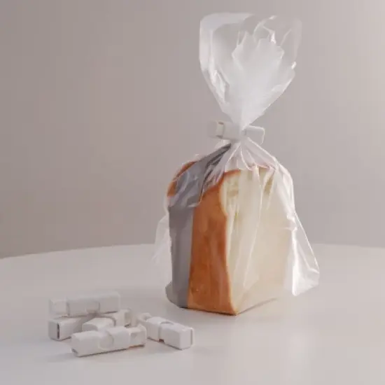 Unique Bargains Plastic Easy Squeeze Lock Food Bag Cinch Clips 10 Pcs image {4}