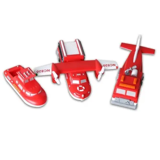 Popular Playthings Magnetic Mix or Match&reg; Vehicles, Fire & Rescue image {1}