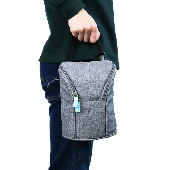JOYBI Premium Insulated Zip-Front Bottle Bag image {9}