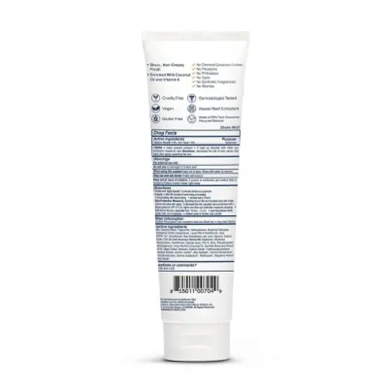 Bare Republic Mineral Sunscreen Vanilla Coco Lotion - SPF 50 - 5.0 fl oz image {1}