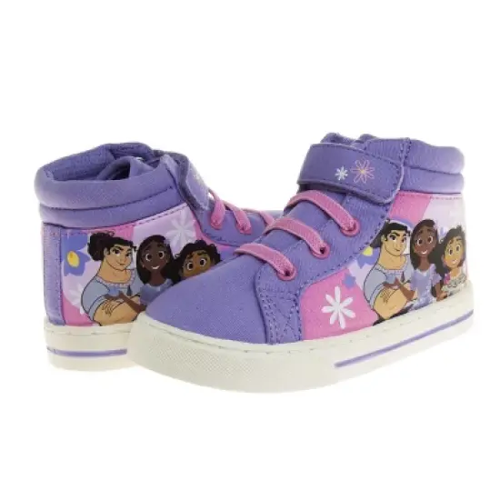 Disney Encanto Mirabel Girls High Top Hook and Loop Sneakers. (Toddler Little Kids) image {1}