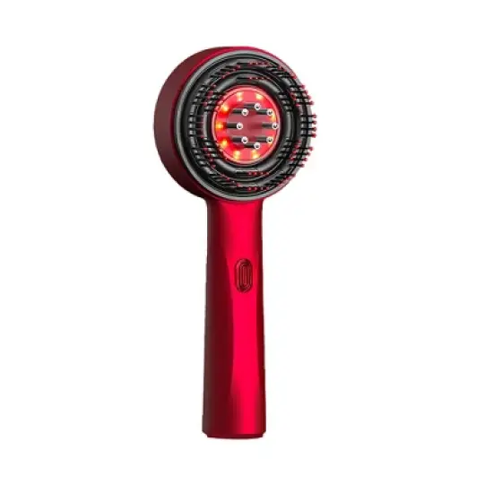 Oil Dispensing Massage Brush with Red Light Therapy image {6}