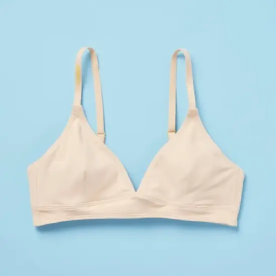 Yellowberry Girls' Triangle Full-Coverage Bra with Convertible Straps image {3}