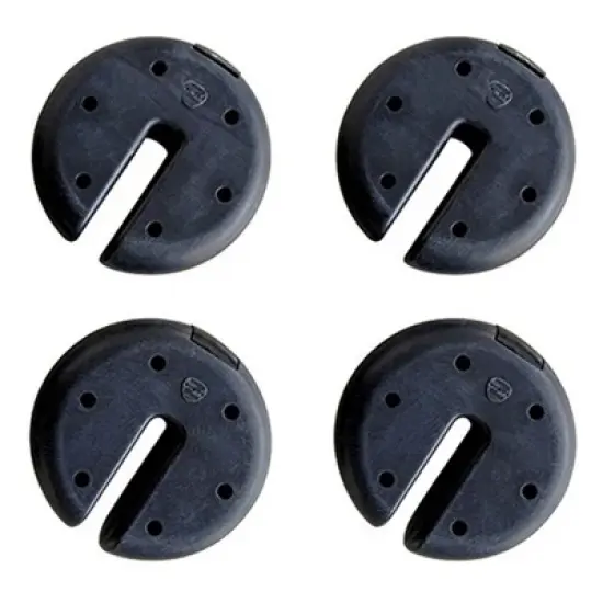 Z-Shade Venture 12 x 10 Foot Outdoor Garden Pop Up Canopy Tent with Light Filtering Side Panels and a 4 Pack of 5 Pound Leg Weight Plates, White image {4}