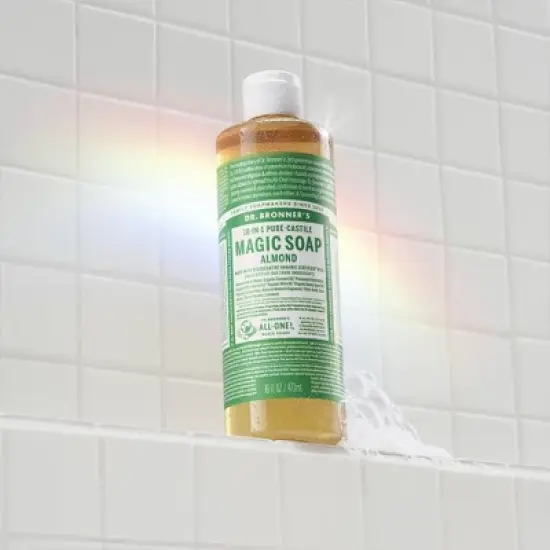 Dr. Bronner's Magic Pure Castile Liquid Soap Bodywash - Almond - 16 fl oz image {3}