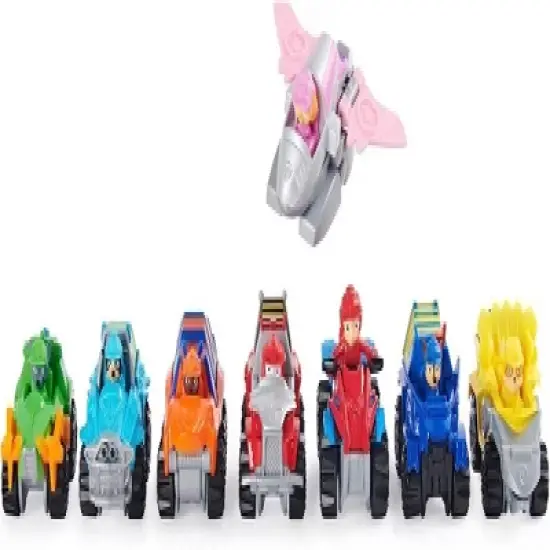 PAW Patrol, True Metal Dino Rescue Gift Pack of 8 Collectible Die-Cast Vehicles, 1:55 Scale image {2}