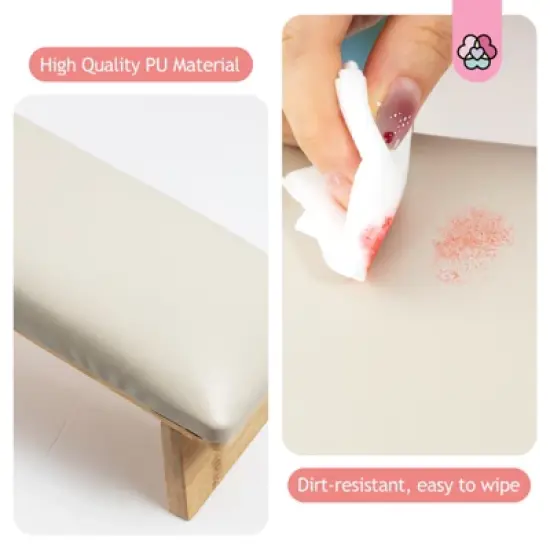 SAVILAND Pro Folding Salon Arm System - 45&deg; Ergo Rest w/Medical PU Pad for Tech Bench. image {4}