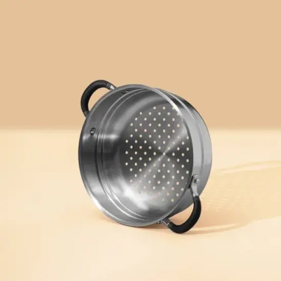 Meyer Accent Series 5qt Stainless Steel Steamer Insert Silver image {3}