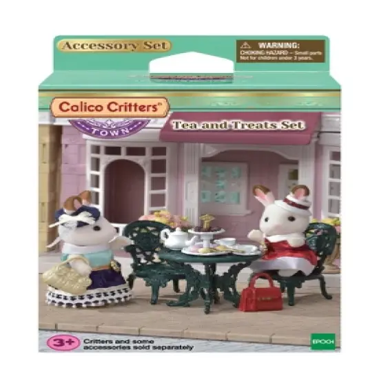 Calico Critters Town Series Tea and Treats Set, Fashion Dollhouse Furniture and Accessories image {5}