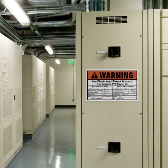 Avery Arc Flash/Shock Warning Labels, Waterproof, UV Resistant, Preprinted, Handwrite-Only, 4.75" x 7.75", 40 Warning Decal Labels image {4}