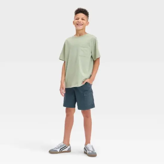Boys' Mid-Rise Cargo Shorts - art class&trade; image {2}