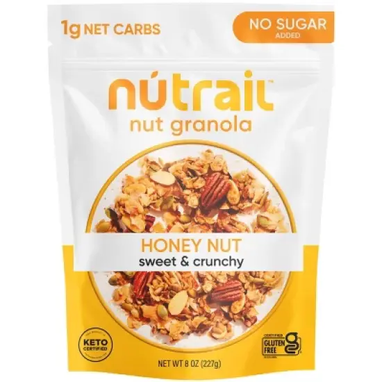 NuTrail Honey Nut Granola - 8oz image {6}