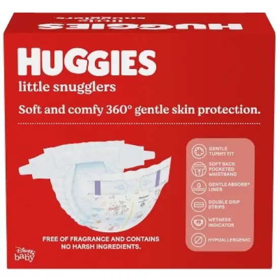 Huggies Little Snugglers Baby Diapers &ndash; (Select Size and Count) image {1}