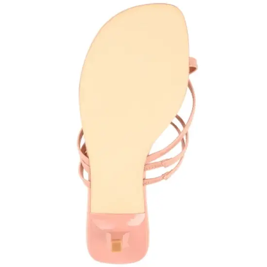 Journee Collection Womens Lettie Tru Comfort Foam Open Toe Kitten Heel Pumps Blush 8 image {4}