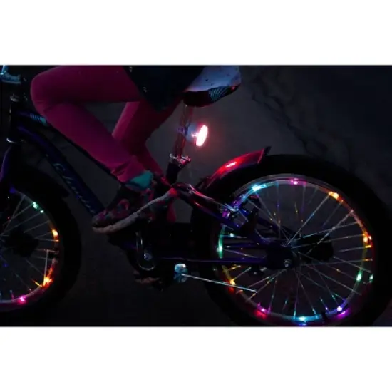 Brightz Ride LED - Star: ABS Bike Lights, Handlebar & Seat Post Mount, 11-Hour Battery image {8}