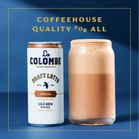 La Colombe Mocha Draft Latte - 11 fl oz Can image {2}