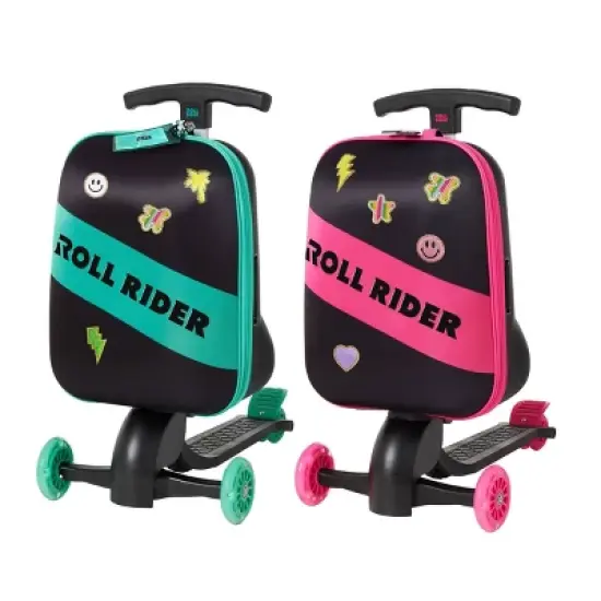 Roll Rider Softside Medium Checked Scooter Suitcase image {3}