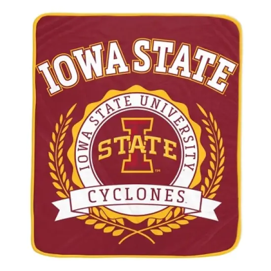 NCAA Iowa State Cyclones Crest Ultra Soft Blanket image {2}