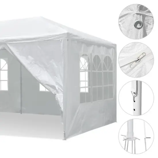 Yescom 10' x 20' Party Wedding Tent Canopy White image {7}