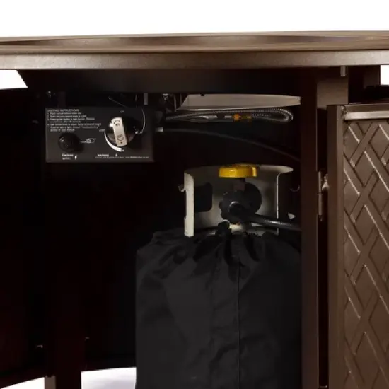 Oakland Living Aluminum Round 44" Patio Dining Table image {7}