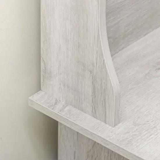 HOMCOM Hall Tree with Shoe Storage Bench, Entryway Bench with Coat Rack, Accent Coat Tree with Adjustable Shelves for Mud Room, Distressed White image {4}