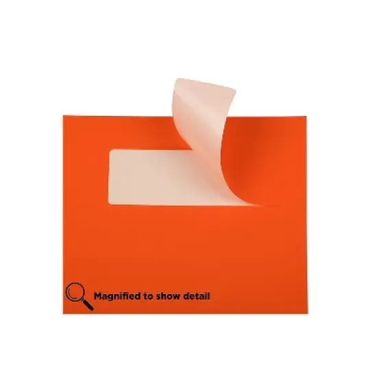 JAM Paper Shipping Address Labels Rectangular 1 1/3 x 4 Neon Red 126/Pack 359329610 image {3}