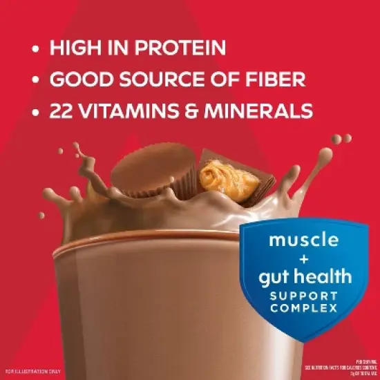 Atkins Strong 30g High Protein Shake - Chocolate Peanut Butter - 44 fl oz/4pk image {5}