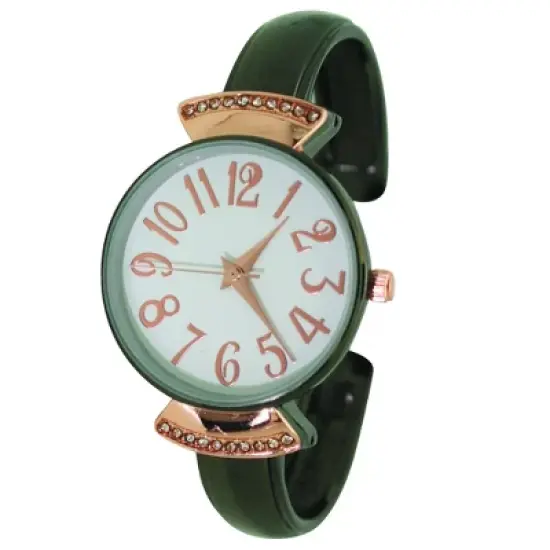 Olivia Pratt Every Day Large Numbers Dial Metal Bangle Watch image {5}