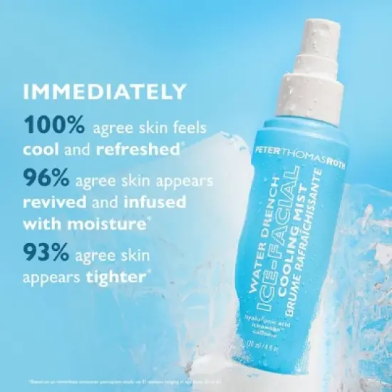 PETER THOMAS ROTH Water Drench Ice Facial Cooling Mist - 4 fl oz - Ulta Beauty image {2}