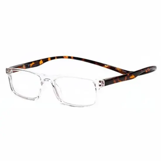 Magz Gramercy Magnetic Front Connecting Reading OR Blue Light Glasses OR Transition Photochromic in Matte Transparent Gray image {6}