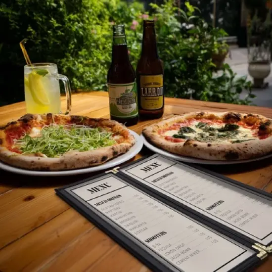 WeChef 30 Pcs Restaurant Menu Covers Gate-view Fold 1 Page 2 View 8.5x14" & 2 Page 4 View 4.25x14" Wine List Bar Cafe image {8}