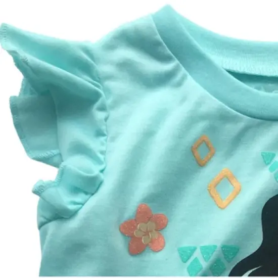 Disney Lion King Toy Story Moana Simba Nala Jessie Woody Girls T-Shirt & Bike Shorts Outfit Set Infant to Little Kid image {3}