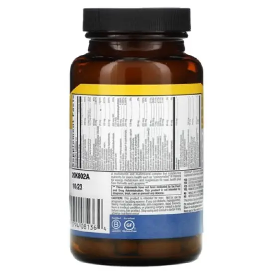 Country Life Max For Men, Multivitamin & Mineral Complex, Iron-Free, 120 Tablets image {2}