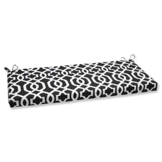 Geometric Outdoor Bench Cushion - Pillow Perfect image {4}