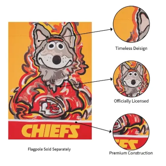 Evergreen Kansas City Chiefs, Suede GDN Justin Patten image {5}