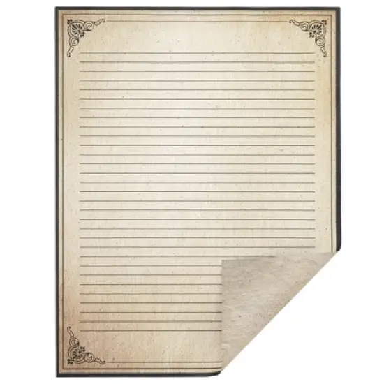 Vintage Stationery Writing Paper, Letter Size (8.5 x 11 In, 48 Sheets) image {6}