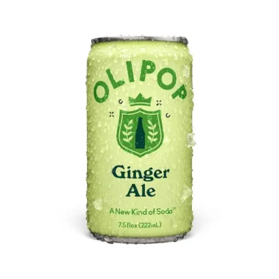 OLIPOP Mini's Ginger Ale Soda - 6pk/7.5 fl oz Cans image {1}