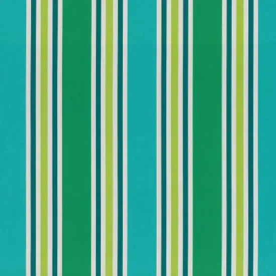 2pc Aruba Stripe Wrought Iron Outdoor Seat Cushions - Pillow Perfect image {1}