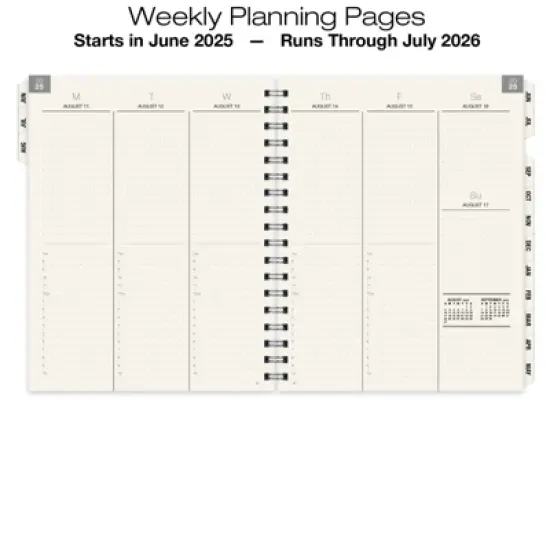 Global Printed Products Essential Monthly & Weekly Planner 7" x 9" AY 2026-2026 image {2}