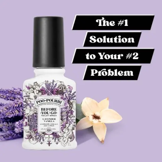 Poo-Pourri Before-You-Go  Lavender Vanilla and Citrus Toilet Spray image {13}
