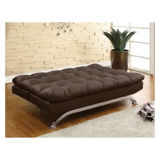 Mellie Futon Sofa Roasted Coffee - miBasics image {1}