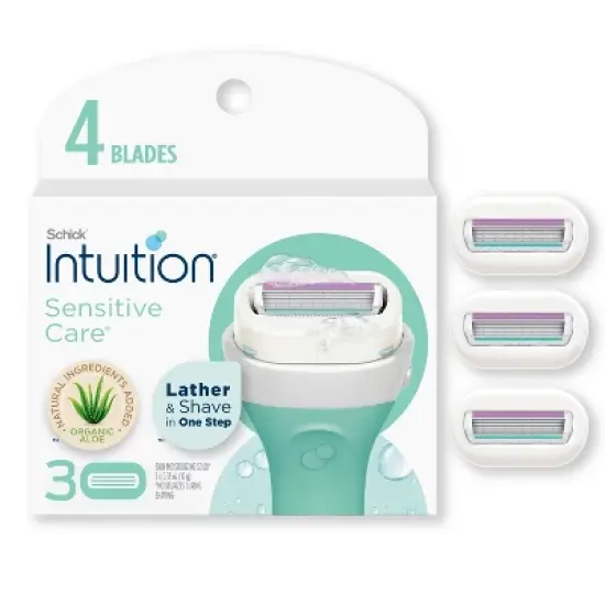 Schick Intuition Sensitive Care Womens Razor Blade Refills image {8}