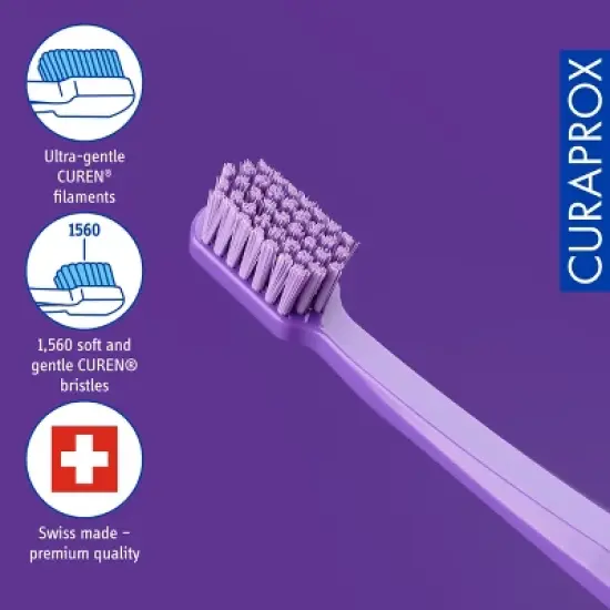 Curaprox CS 1560, Soft Toothbrush for Effective Cleaning and Gentle Brushing Start image {2}