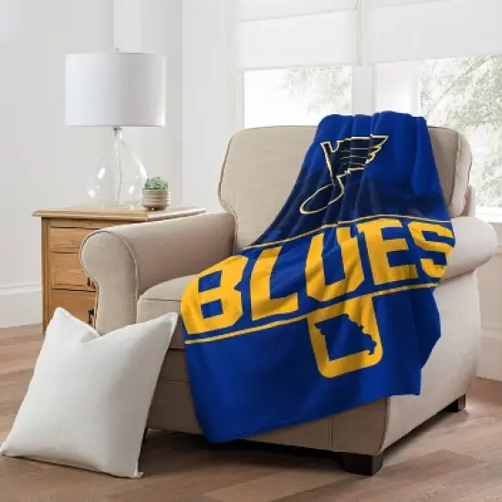 NHL St. Louis Blues Micro Throw Blanket image {1}
