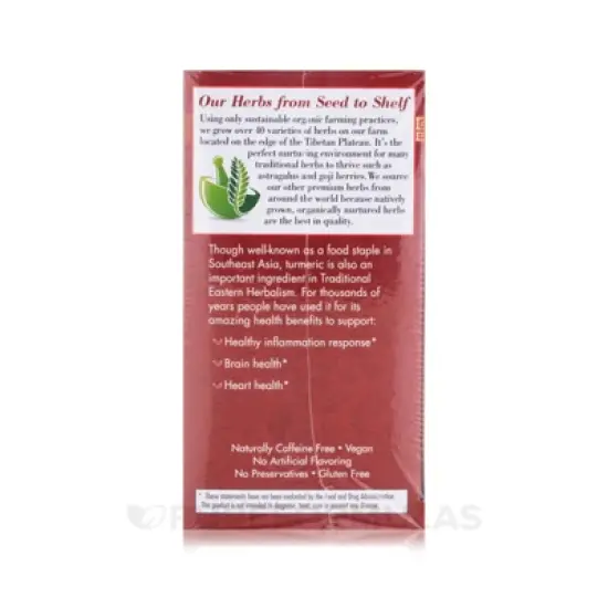 Bravo Tea Absolute Turmeric Tea - 1 Box/20 Bags image {1}