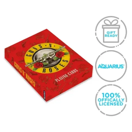 Aquarius Puzzles Guns N' Roses Playing Cards image {2}