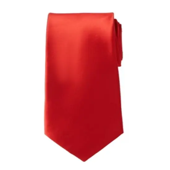 KS Signature by KingSize Men's Big & Tall  Extra-Long Satin Tie Necktie image {3}